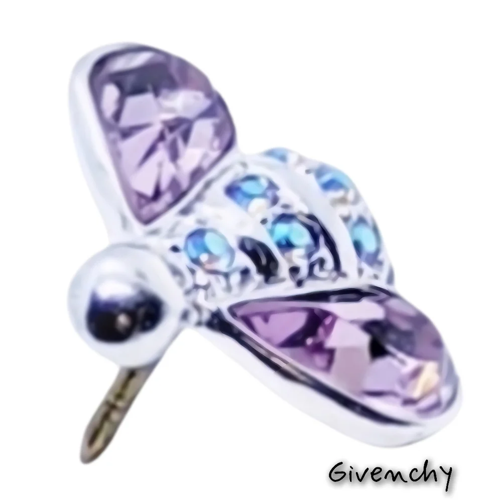 Givenchy stones pin hallmark